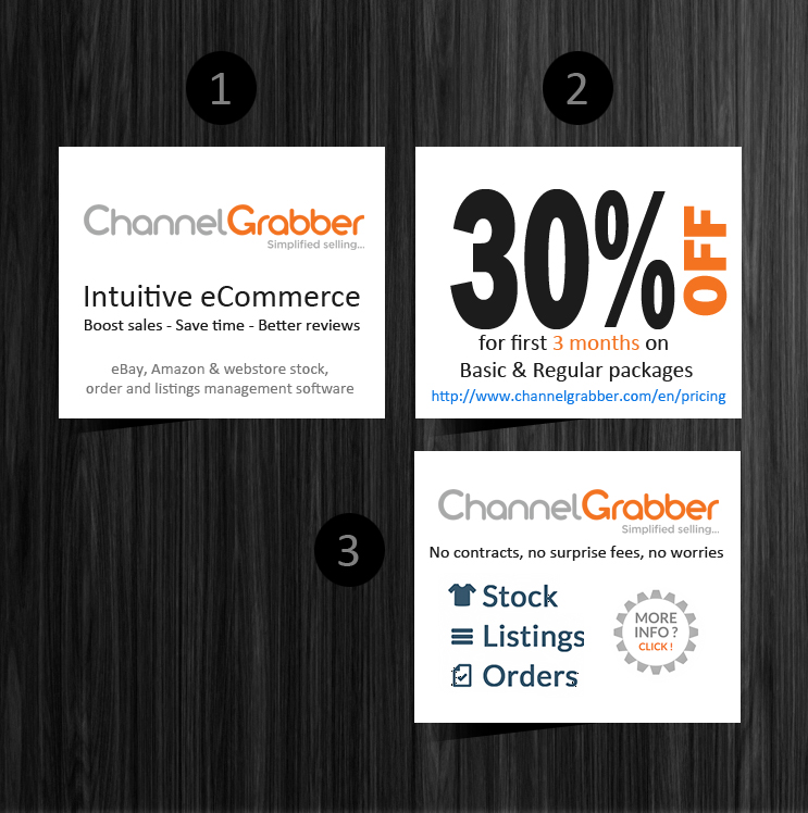 Banner Ad Design by uk for ChannelGrabber | Design #1956420