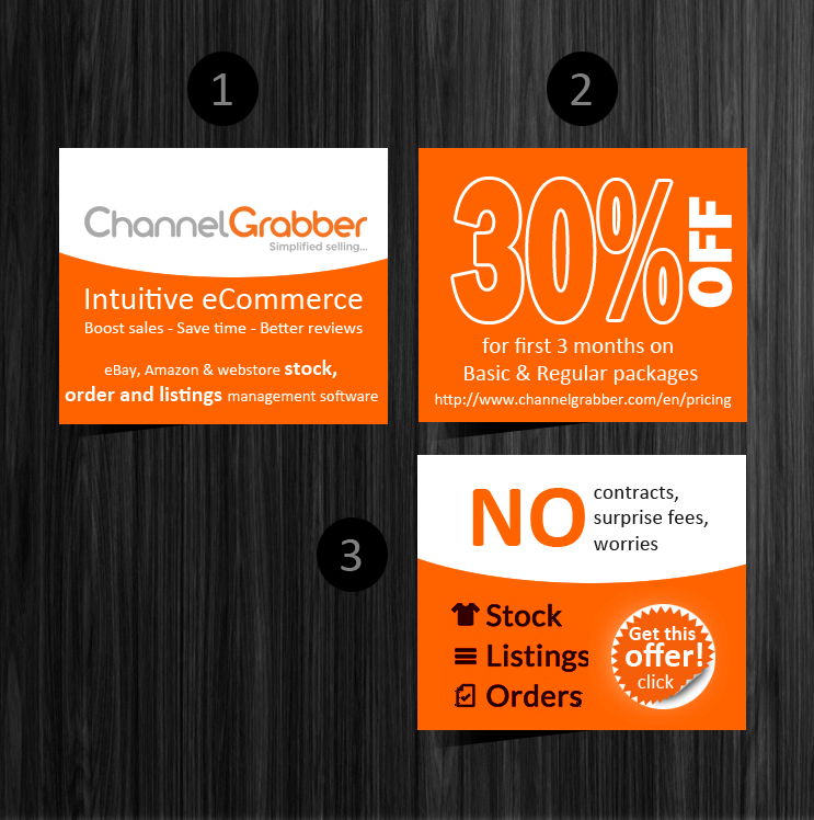 Diseño De Banner Publicitario por uk para ChannelGrabber | Diseño #2010520