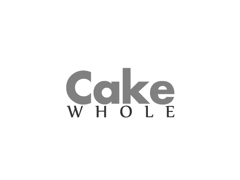 Logo Design by salam1891991 for Cake Whole | Design #7964759