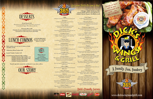 Menu Design by Nuria Ferrero for David Dobbs Enterprises / Menu Designs | Design: #1968951