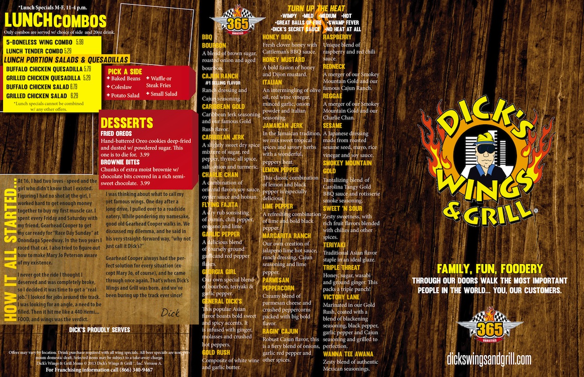 Menu Design by rundano for David Dobbs Enterprises / Menu Designs | Design #1968210
