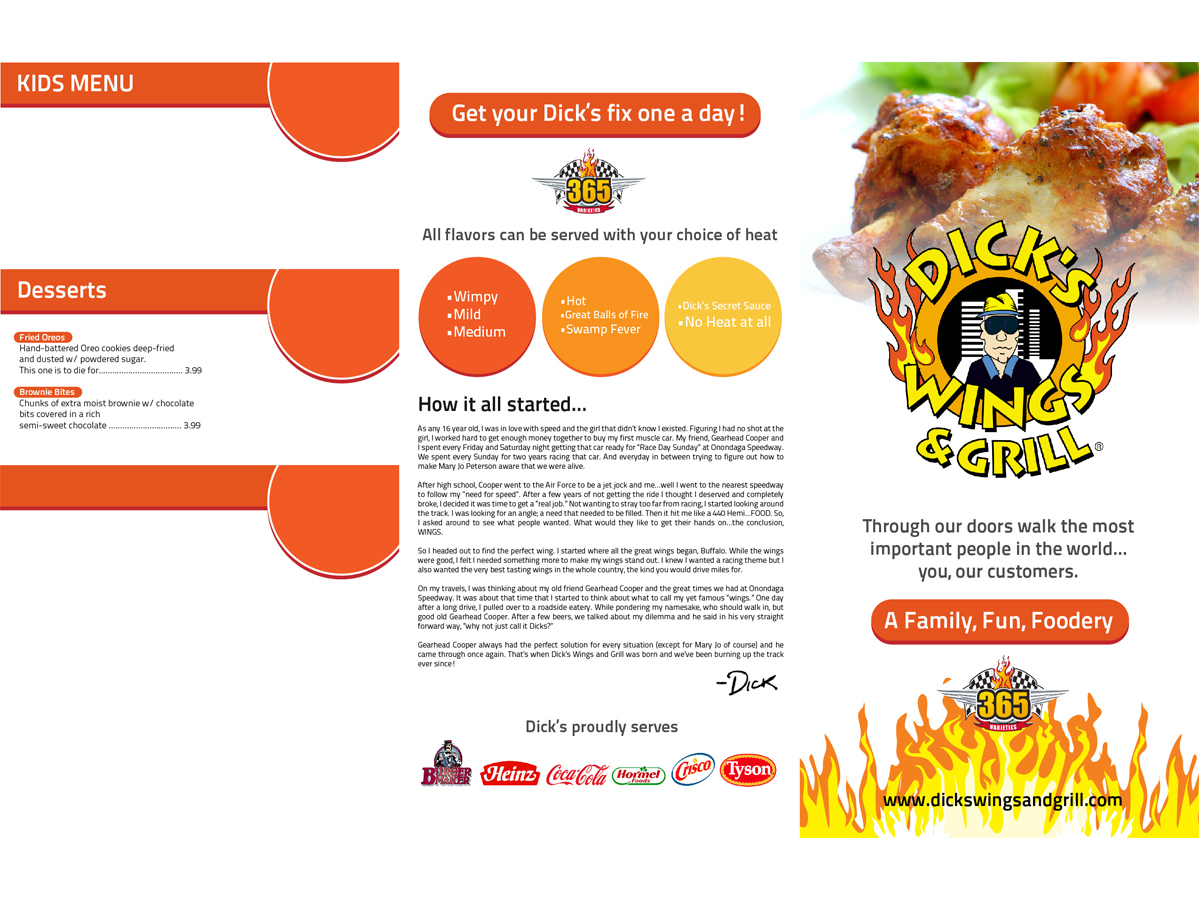 Menu Design by Arimac Lanka for David Dobbs Enterprises / Menu Designs | Design #1972047