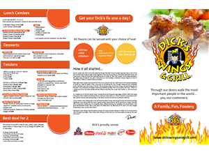 Menu Design by Arimac Lanka for David Dobbs Enterprises / Menu Designs | Design: #1981375