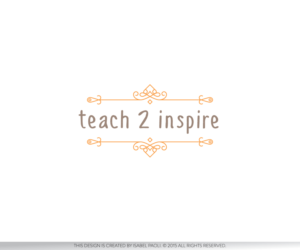 Diseño de Logo por isabel.paoli para Teach 2 Inspire | Diseño: #7977041