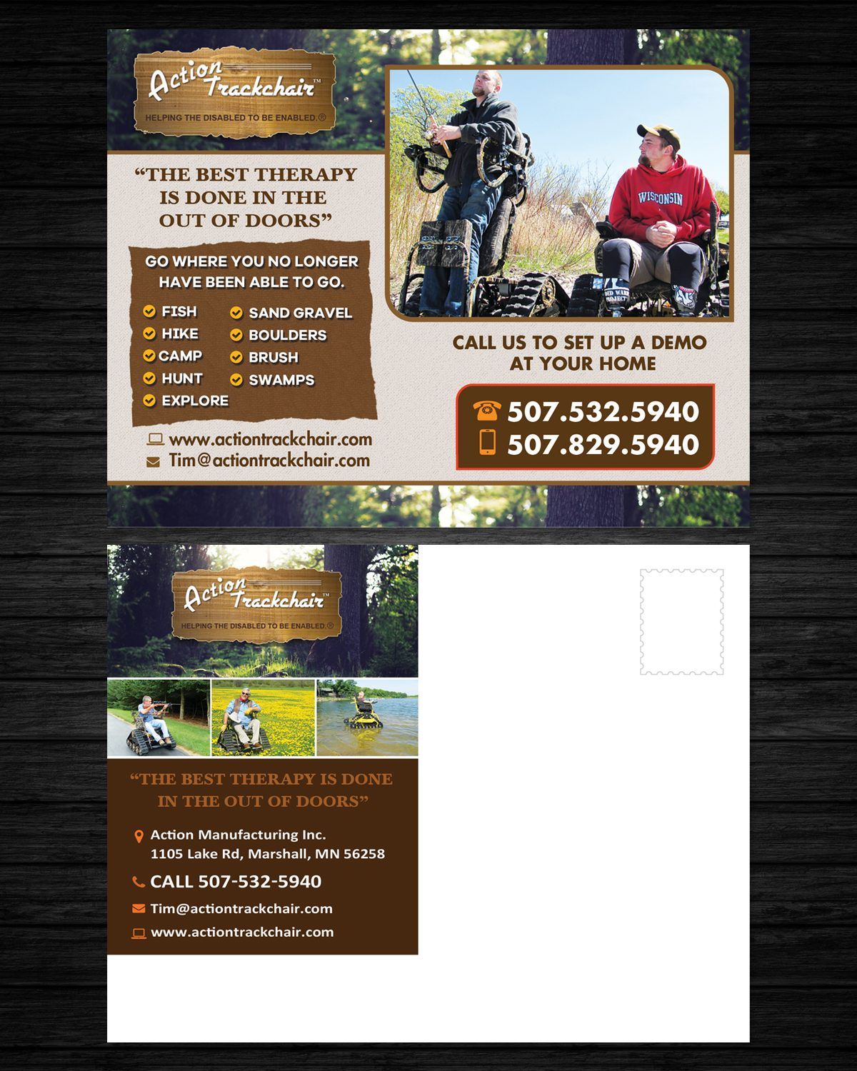 Diseño de Postal por CreativeTrick para Take Action Mobility, LLC | Diseño #7993662
