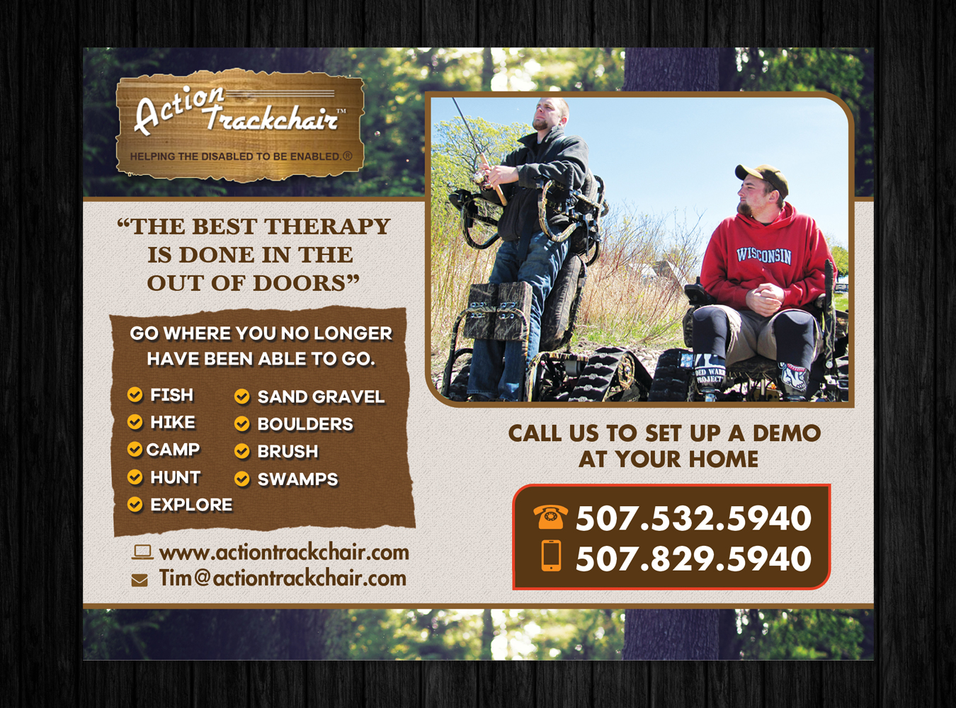 Postcard Design by CreativeTrick for Take Action Mobility, LLC | Design #7993688