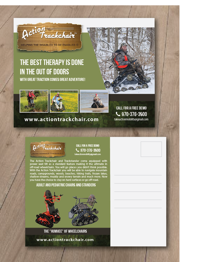 Postcard Design by alex989 for Take Action Mobility, LLC | Design #8424637