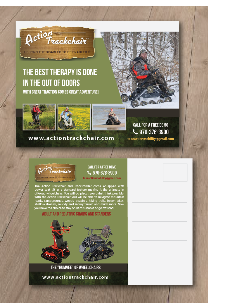 Postcard Design by alex989 for Take Action Mobility, LLC | Design #8424778