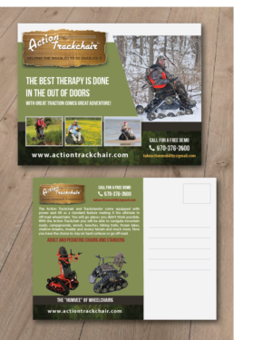 Postkarten-Design von alex989 für Take Action Mobility, LLC | Design: #8424778