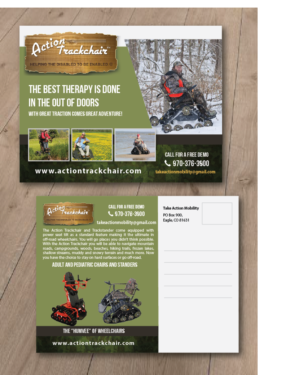 Postkarten-Design von alex989 für Take Action Mobility, LLC | Design: #8464229
