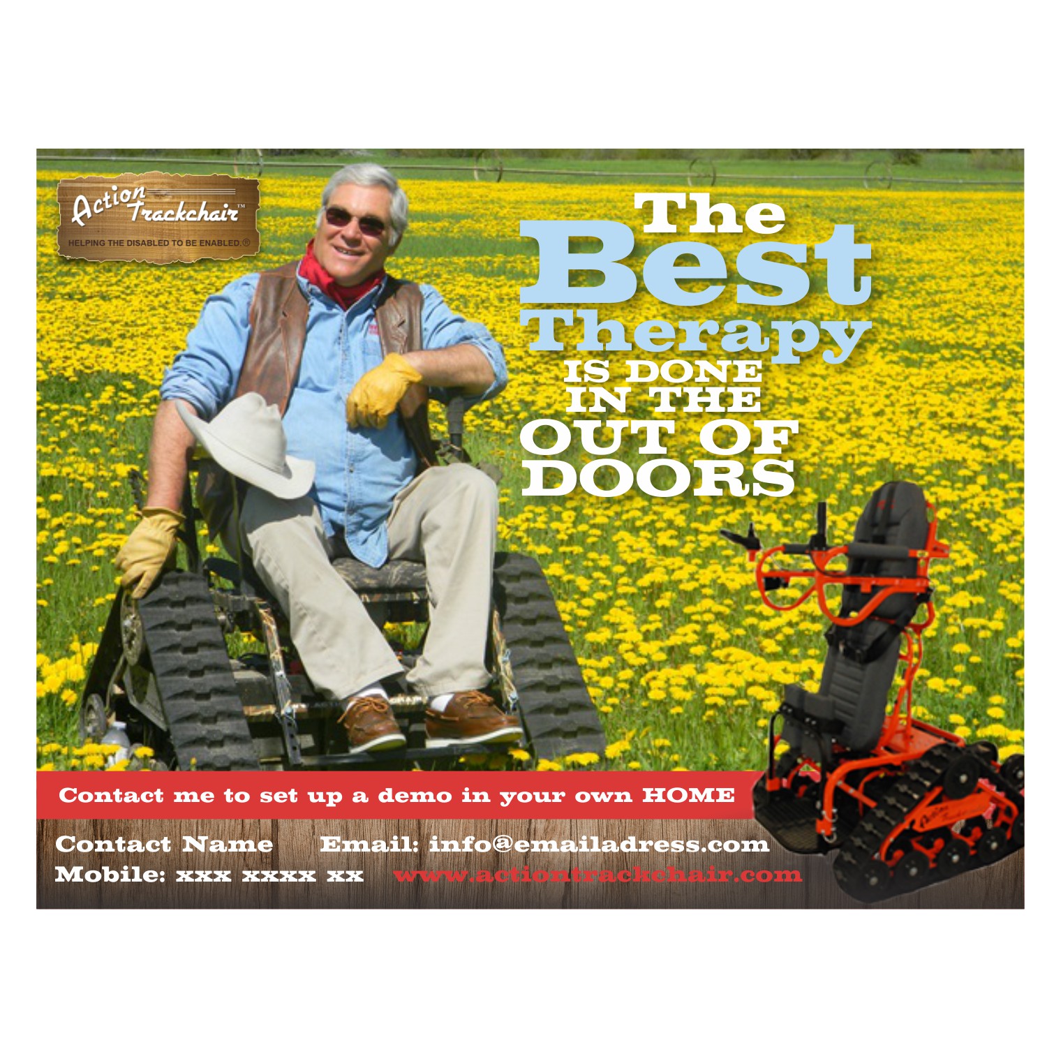 Design de Carte Postale par Ruby Rose Designs pour Take Action Mobility, LLC | Design #7976503