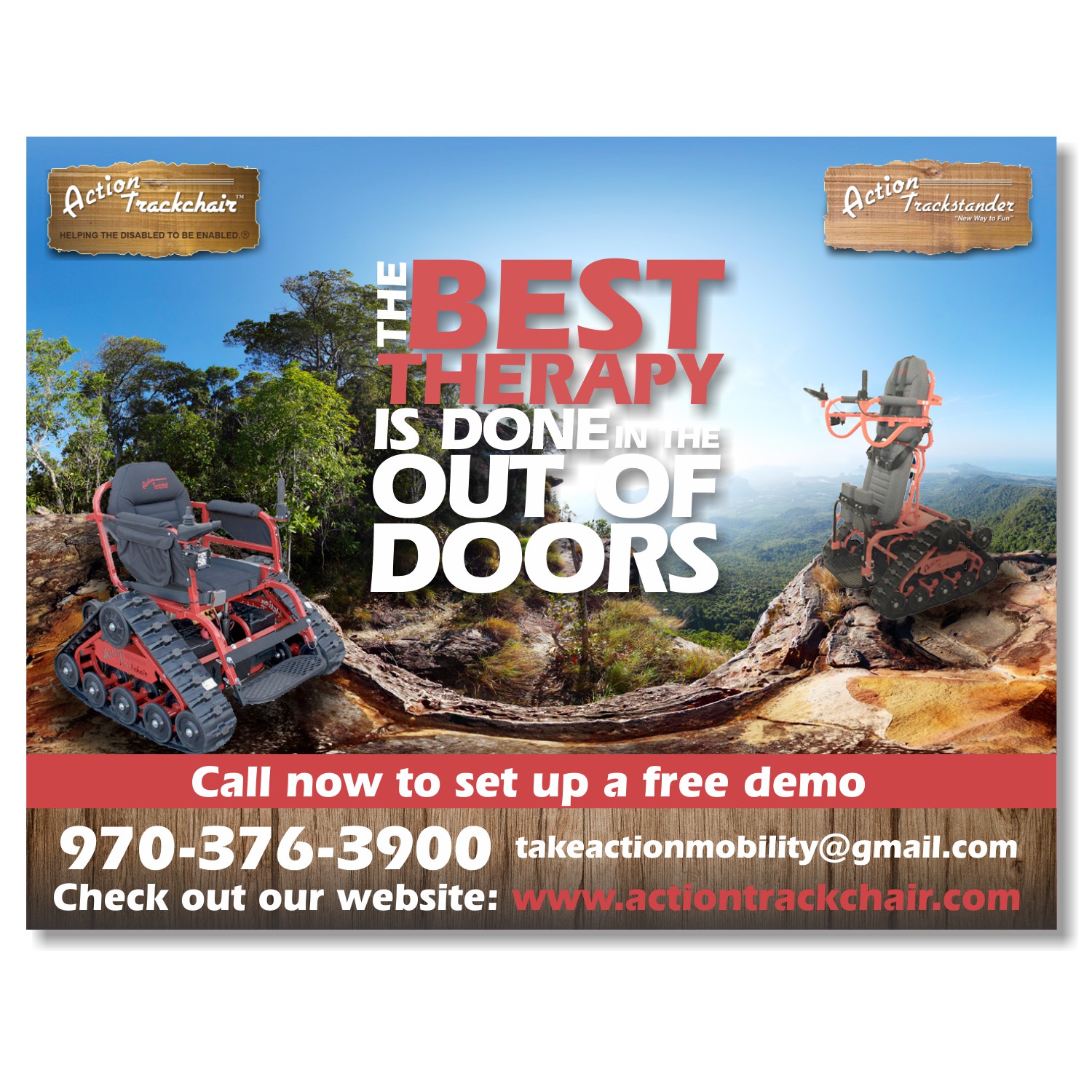 Postcard Design by Ruby Rose Designs for Take Action Mobility, LLC | Design #7987047