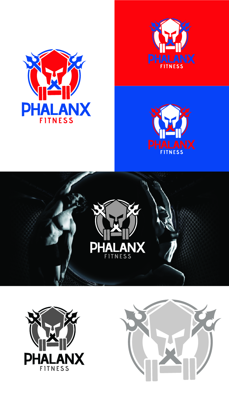 Logo-Design von Logo Xtudio für Phalanx Fitness | Design #8006317