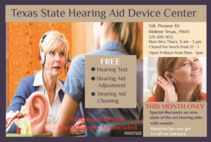 Postcard Design by zedxela for Texas State Hearing Aid Device Center | Design: #7980638