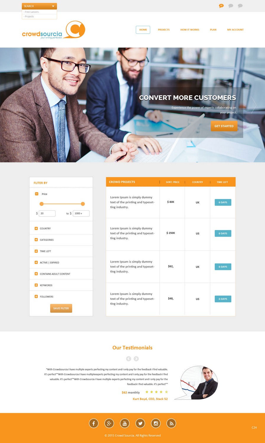 Diseño Web por pb para Crowdsourcia | Diseño #7988711