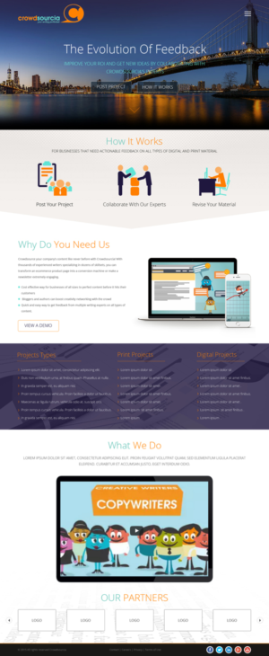 Web Design par SJ-Designer pour Crowdsourcia | Design : #8091824