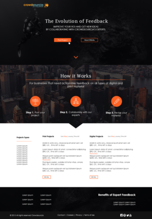 Diseño Web por Donn Marlou Ramirez para Crowdsourcia | Diseño: #8016488