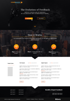 Diseño Web por Donn Marlou Ramirez para Crowdsourcia | Diseño: #8034025