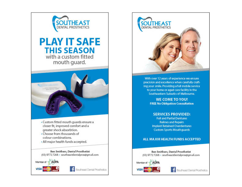 dental flyer design