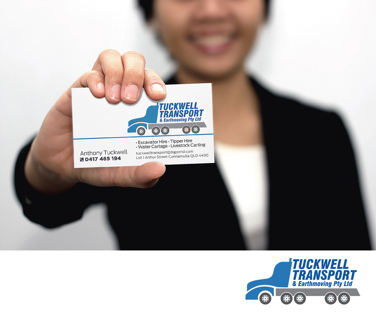 Logo Design by KabhTech Studio for Tuckwell Transport & Earthmoving Pty Ltd | Design #7976532