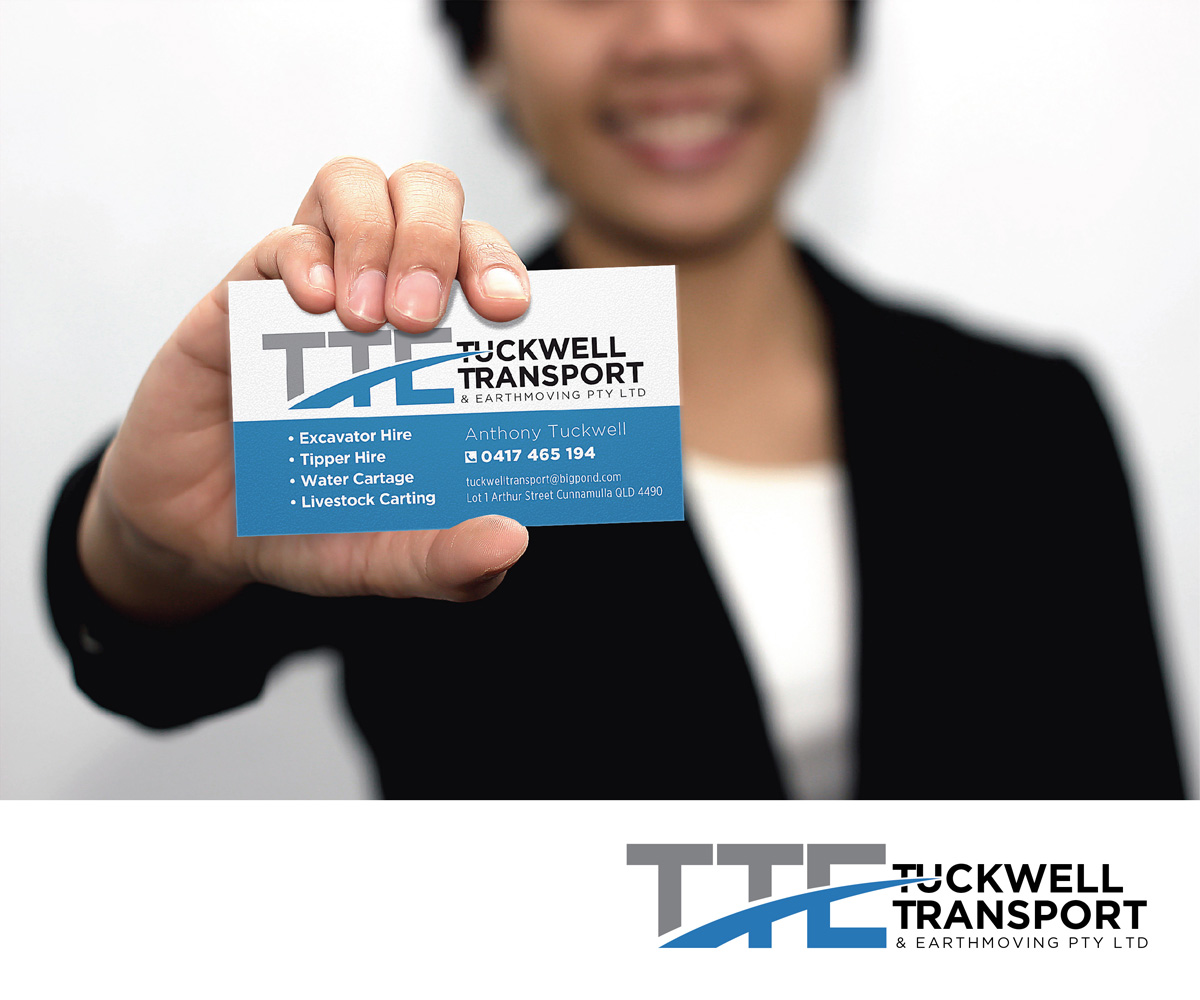 Logo Design by KabhTech Studio for Tuckwell Transport & Earthmoving Pty Ltd | Design #7976534