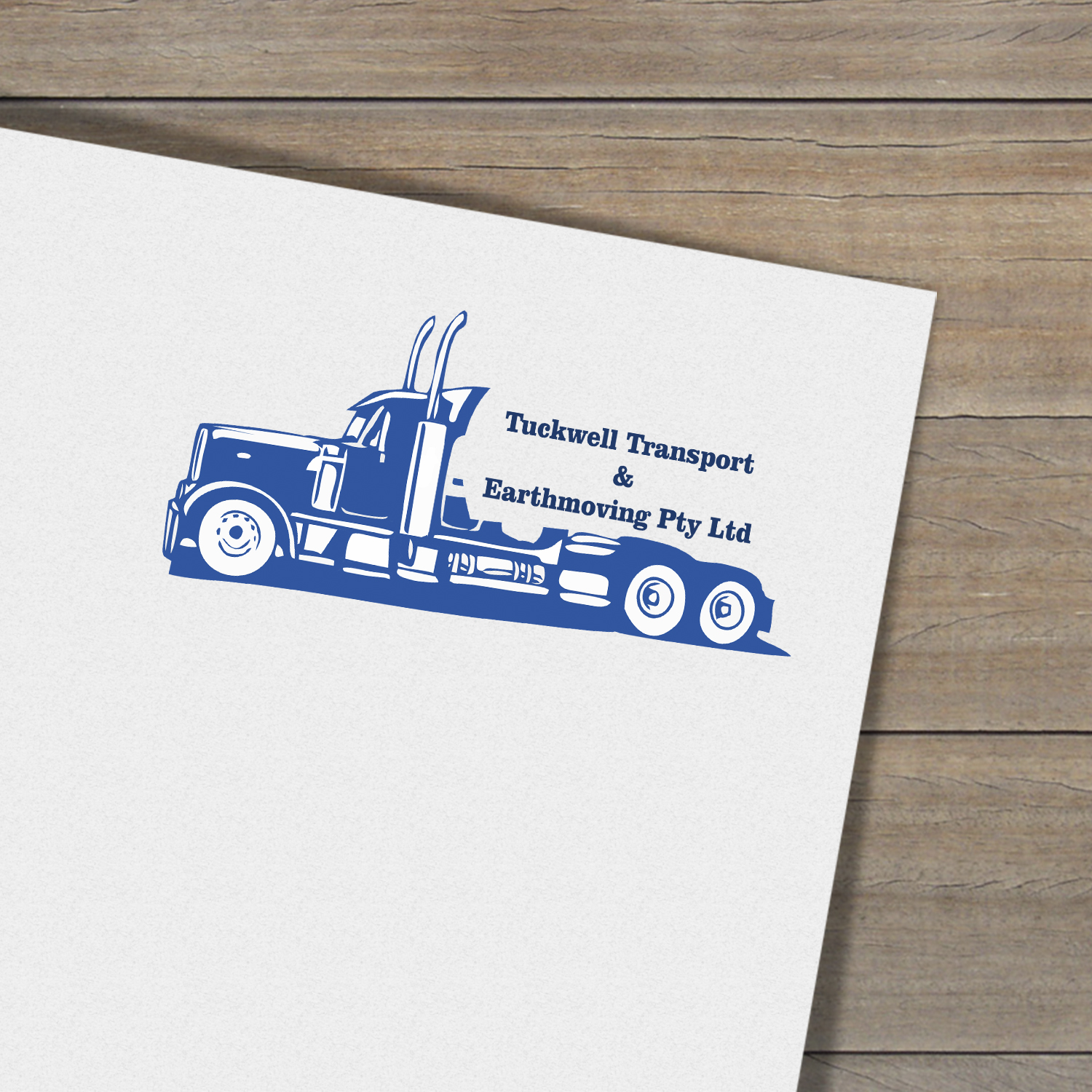 Logo Design by Raj Gautam ( Graphic Designer ) for Tuckwell Transport & Earthmoving Pty Ltd | Design #7966522