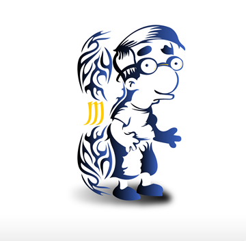 Design me a Milhouse tattoo