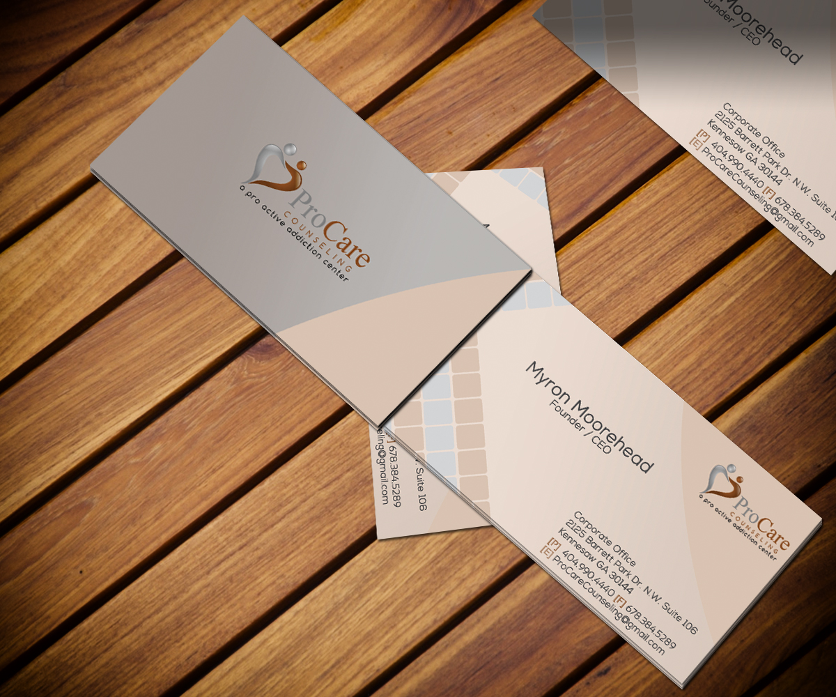 Visitenkarten-Design von MS Design für Pro Care Counseling | Design #1977698