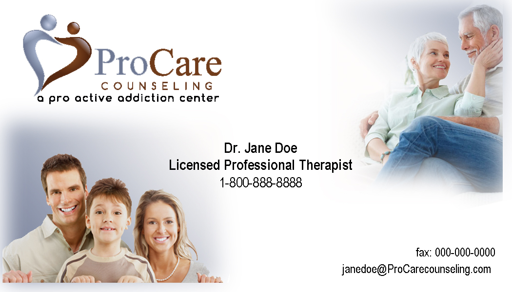 Business Card Design by Melanie Garey for Pro Care Counseling | Design #1967648