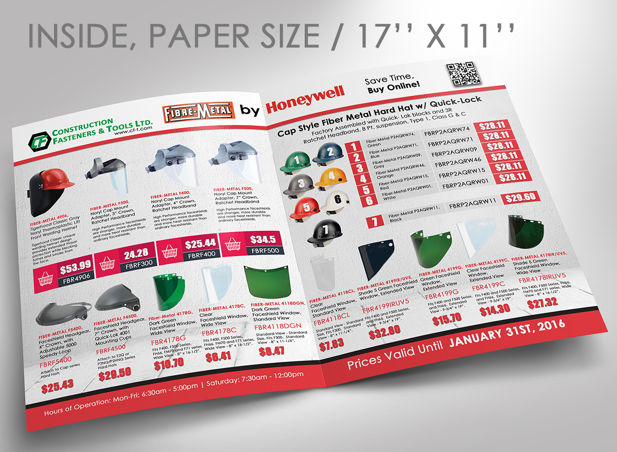 Flyer Design by Davud for Construction Fasteners and Tools LTD | Design #7972447