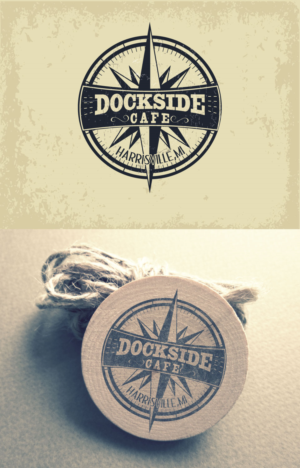DOCKSIDE CAFE , HARRISVILLE , MI. | Logo Design by macadesign