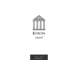 Logo Design by Cesar Pano for Kyron GMAT | Design: #7972556