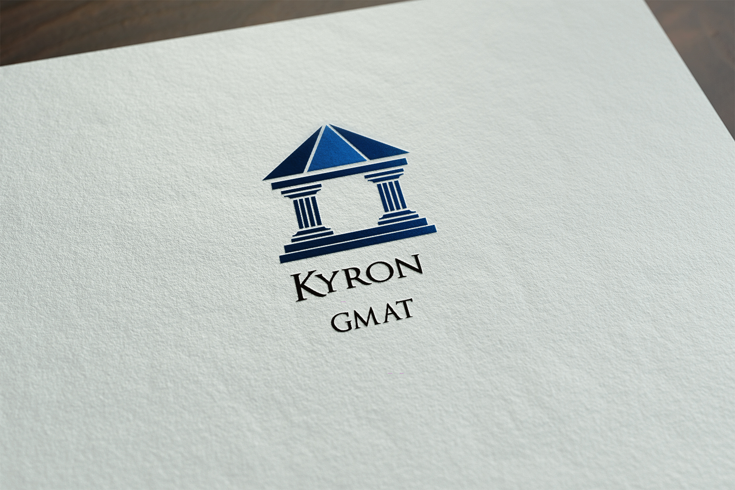 Logo Design by Cesar Pano for Kyron GMAT | Design #7972867