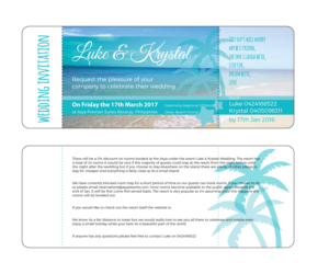 Invitation Design by Sergio Coelho for this project | Design: #8153037