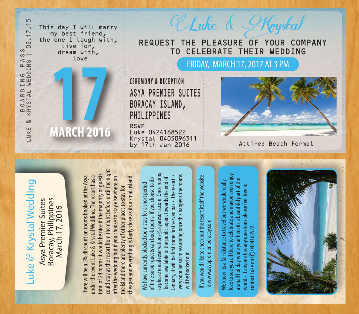 Invitation Design by Venus L. Penaflor for this project | Design #7976852