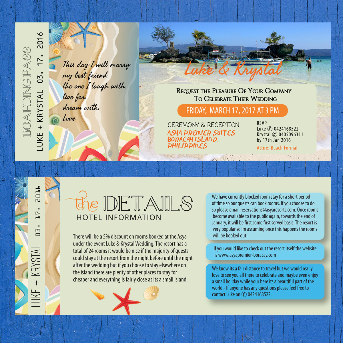 Invitation Design by Venus L. Penaflor for this project | Design #8000936
