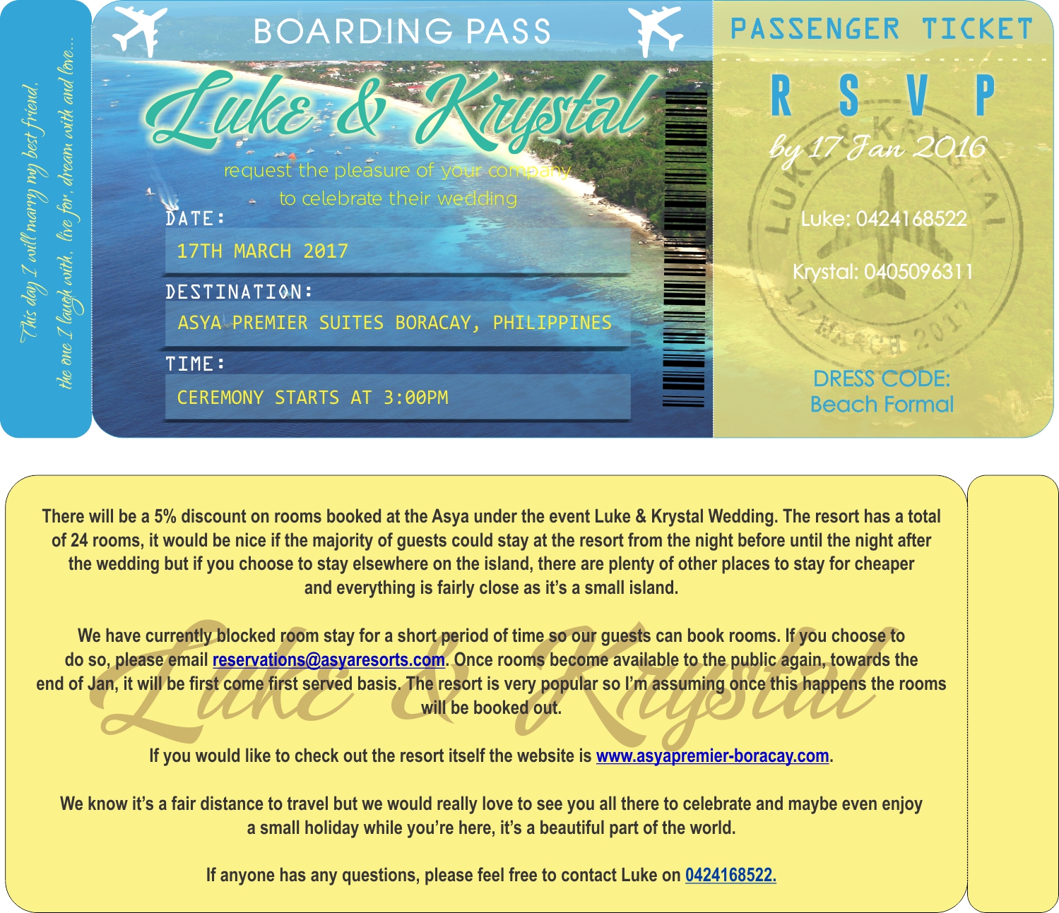 Invitation Design by xaviersam05 for this project | Design #8211138