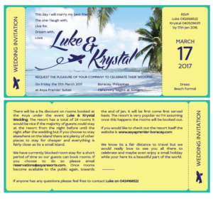Invitation Design by Anicata for this project | Design: #8155096
