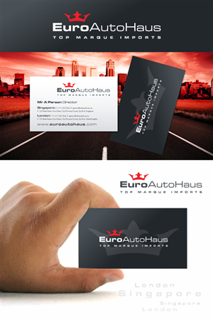 Namecard Designs+Logo for a High End Automobile Company | Business Card Design by SilverFire