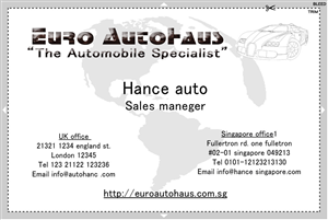 Business Card Design by Art  work