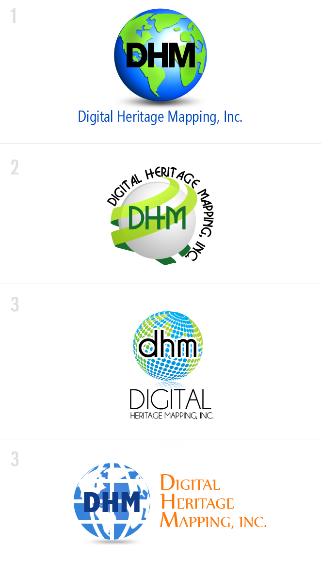 Logo Design by Mayank Patel for Digital Heritage Mapping, Inc. | Design #402492