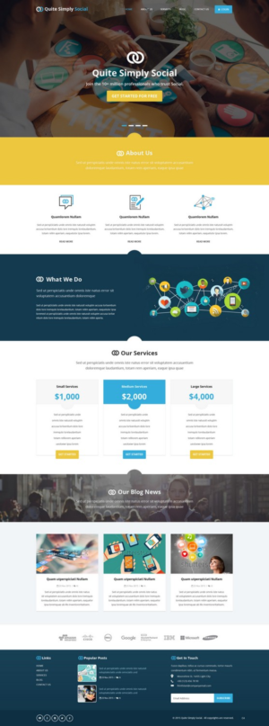 Web Design by pb for this project | Design: #7988896