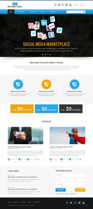 Web Design by pb for this project | Design: #7988898