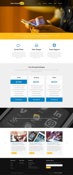 Web Design by pb for this project | Design: #7996824