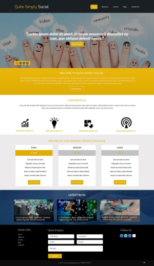 Web Design by pb for this project | Design: #7996827