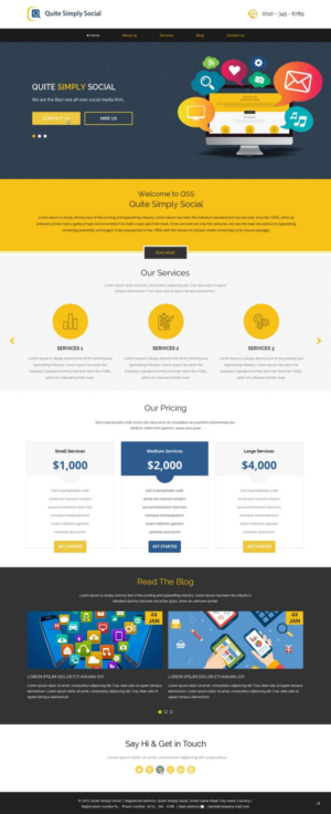 Web Design by pb for this project | Design: #8458486