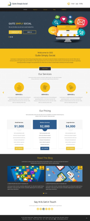 Web Design by pb for this project | Design: #8458487