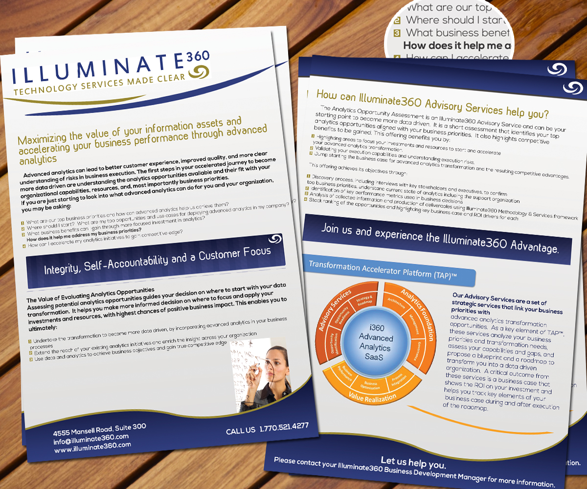 Flyer Design by MS Design for Illuminate360 | Design #1995383