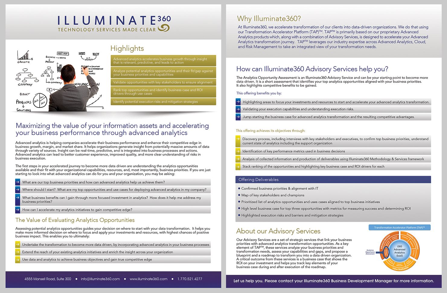 Flyer Design by Latest Design Ideas for Illuminate360 | Design #2008634