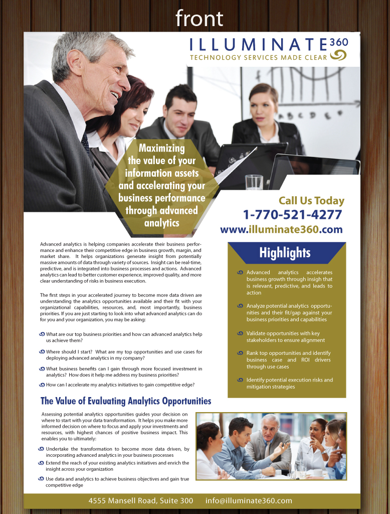 Flyer Design by Sbss for Illuminate360 | Design #1971551